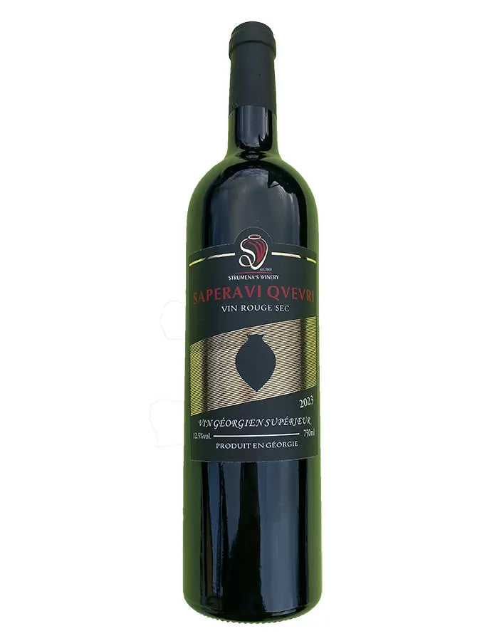 Bouteille de vin géorgien SAPERAVI QVEVRI