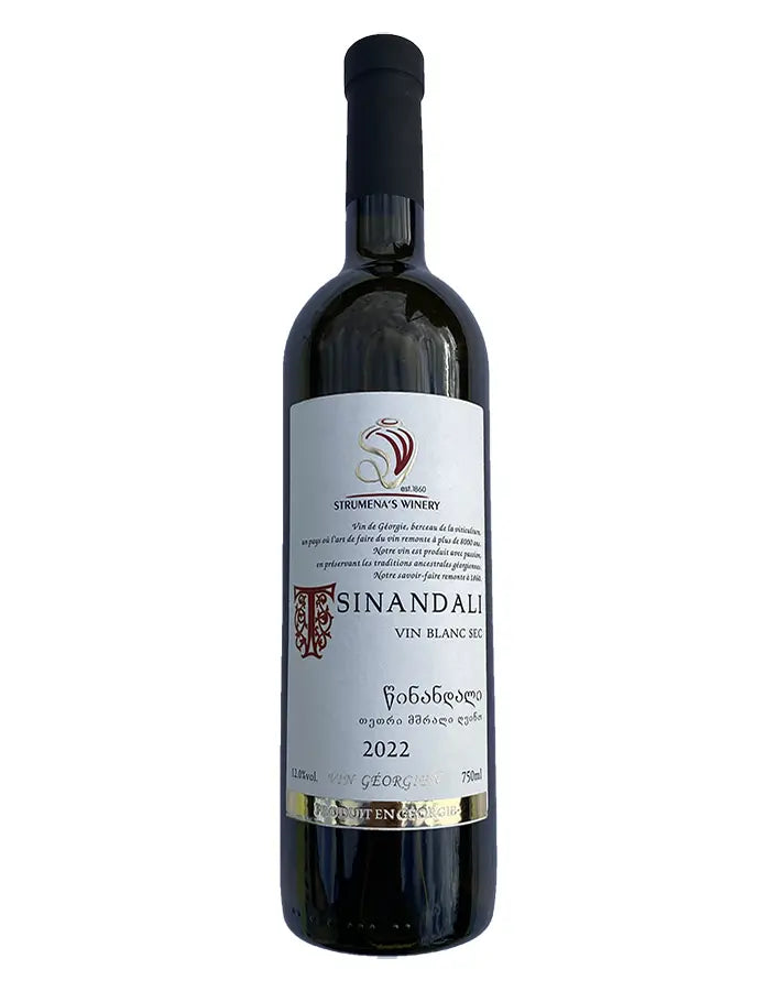 Bouteille de vin géorgien TSINANDALI
